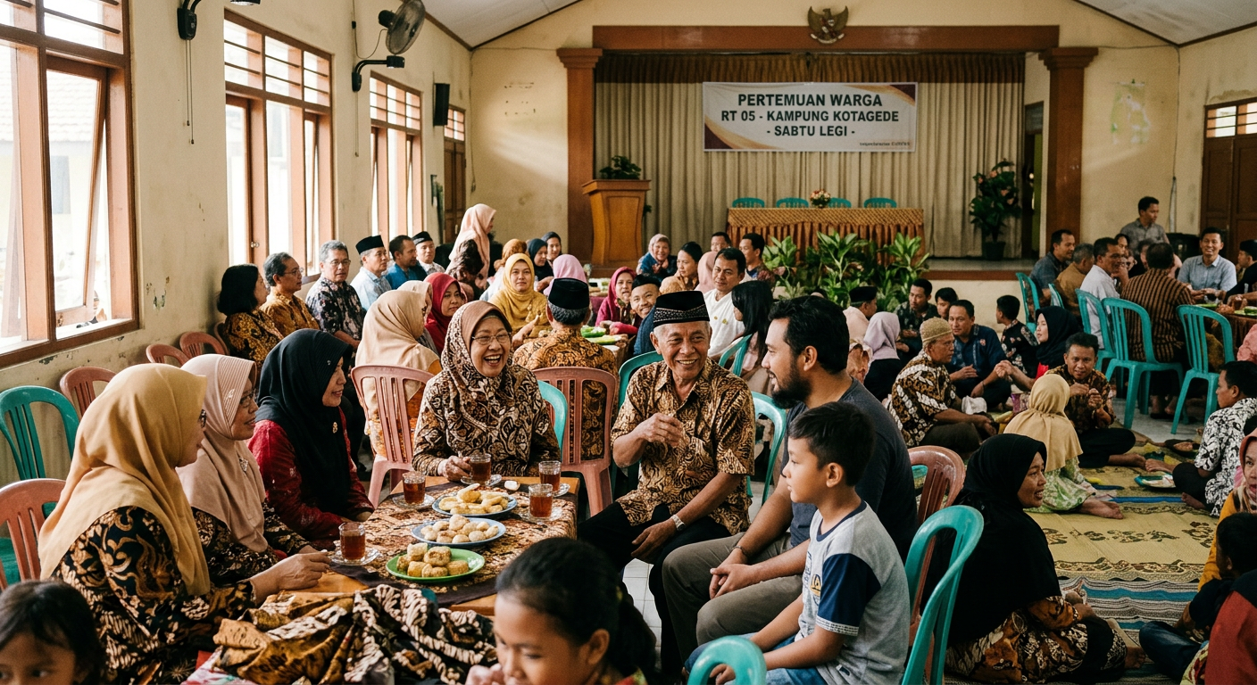 Pertemuan komunitas LIVEDRAWSGP 3D - masyarakat Indonesia berkumpul bersama